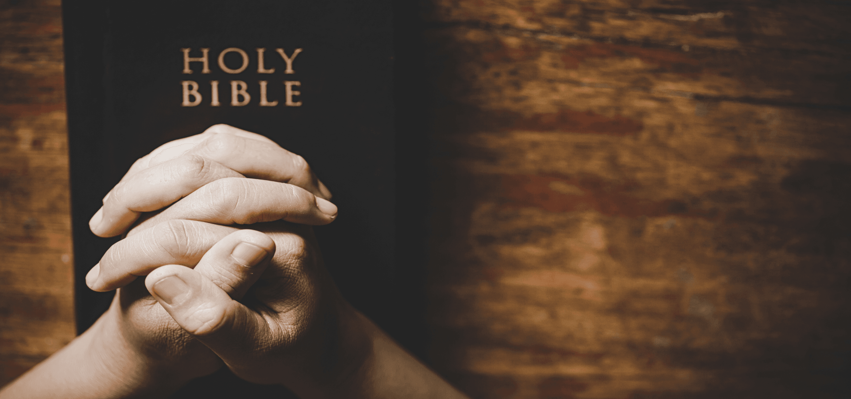 Praying Hands Bible