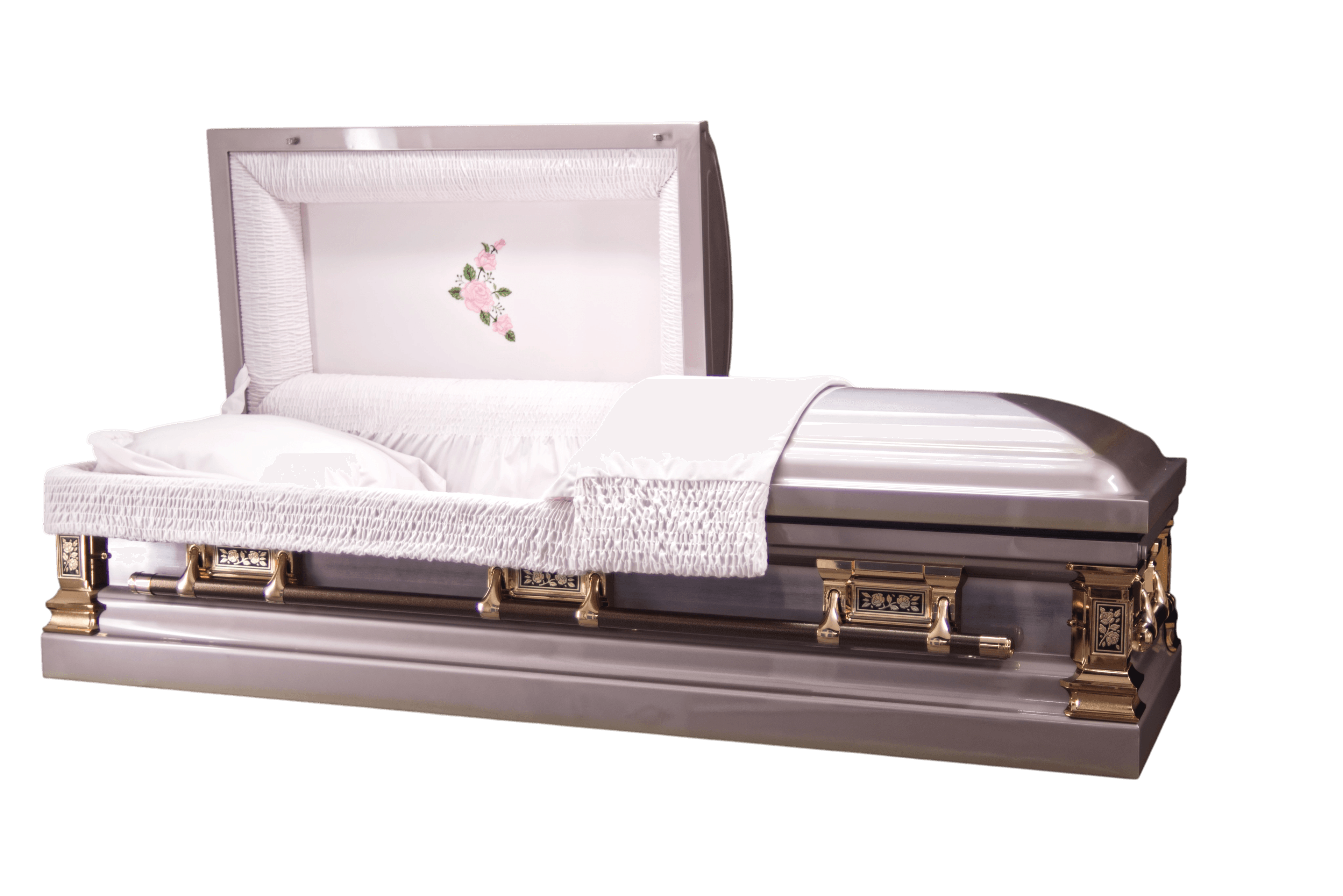 Tapestry Rose Stainless Steel casket